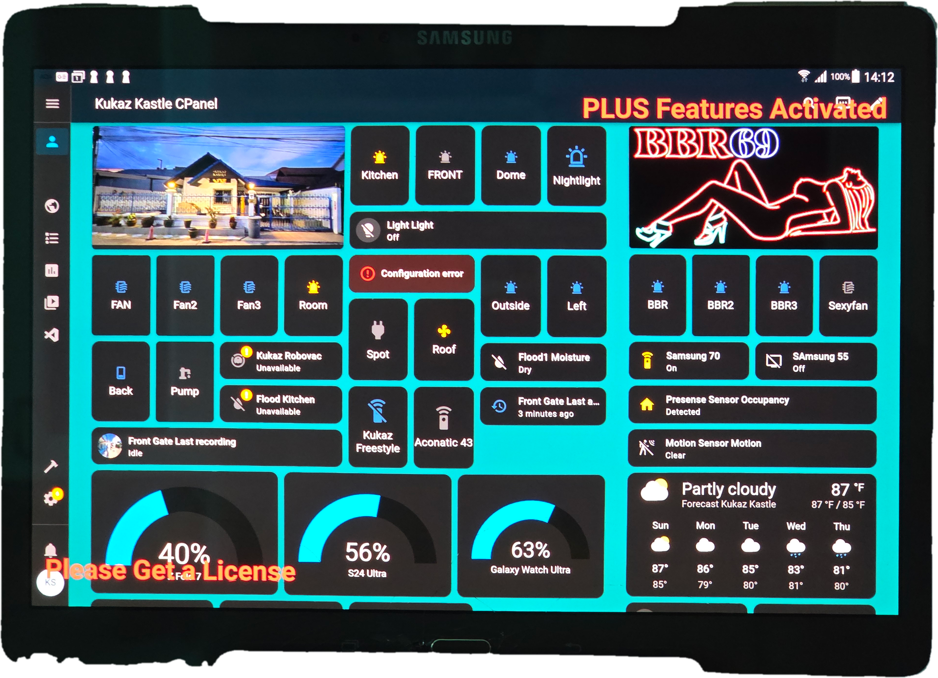 Smart home with Alexa/Home Assistant control panel